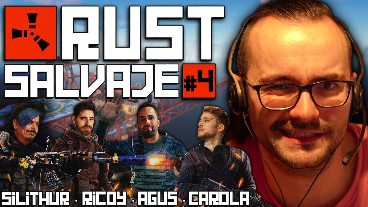 🔴 ¡VA GRANADA! en RUST SALVAJE día #4 ☢️ ft. Ricoy, Agus, Silithur y Carola | Xokas