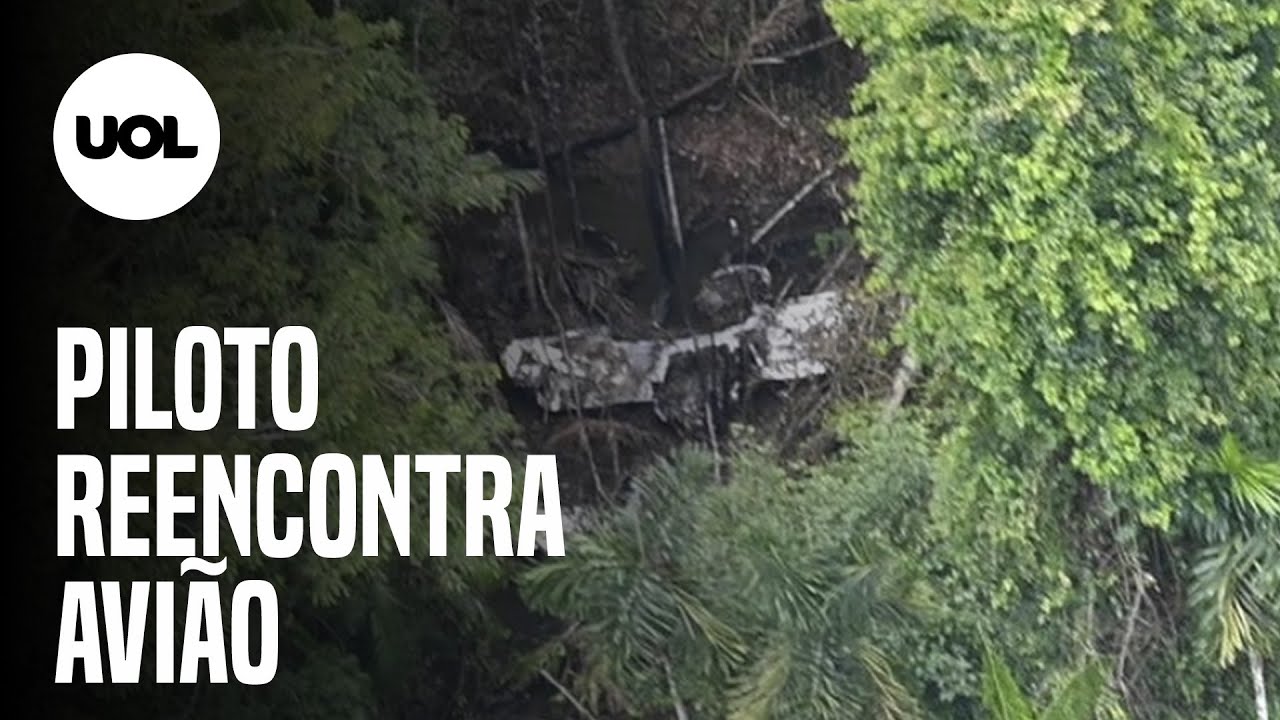 Piloto que passou 36 dias em mata reencontra avião após queda no Pará