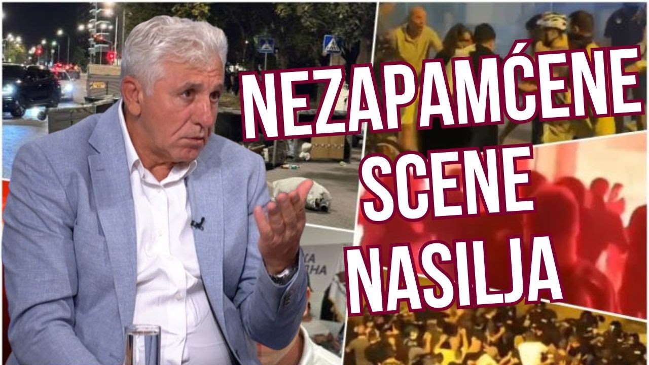 ŽELE GRAĐANSKI RAT? MOTKE, KAMENJE, PIROTEHNIKA... &Scaron;ta se sve de&scaron;avalo sinoć