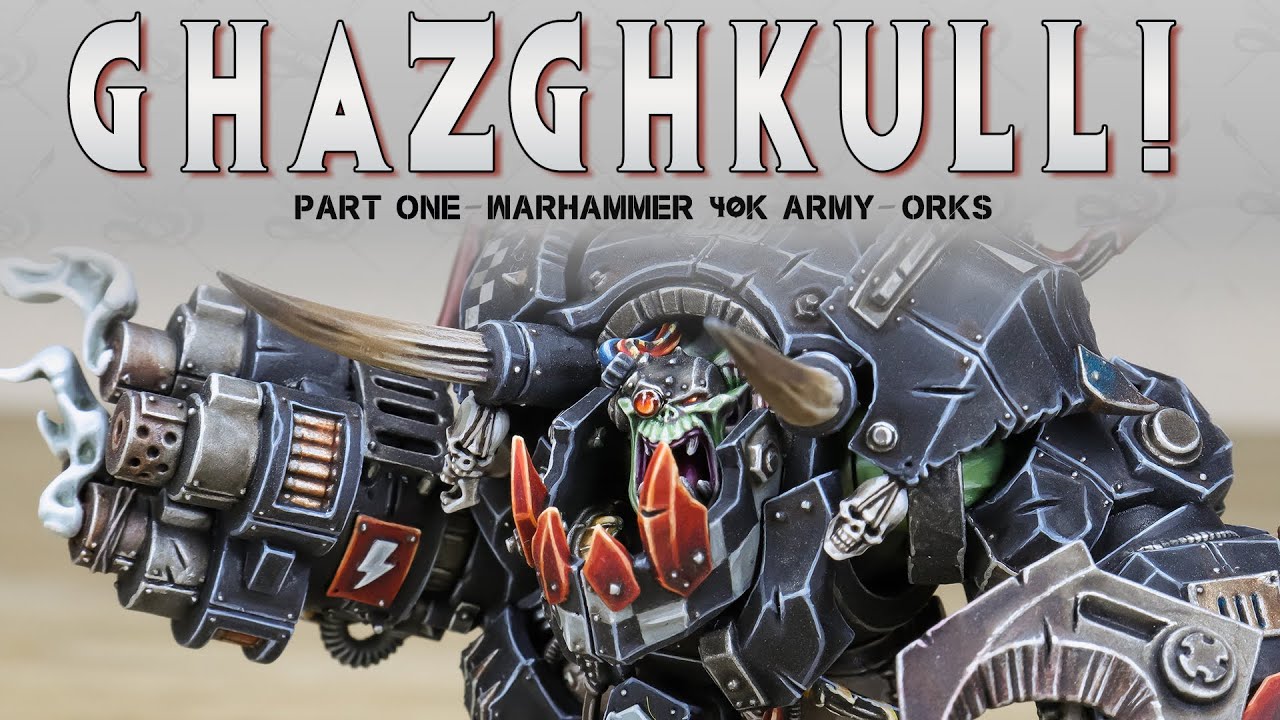 PAINTING SHOWCASE Orks Warhammer 40k Ghazghkull Prophecy Of The Wolf