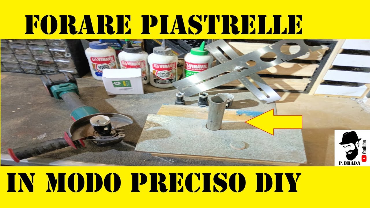 Come forare perfettamente le piastrelle intorno ai tubi Fai da Te