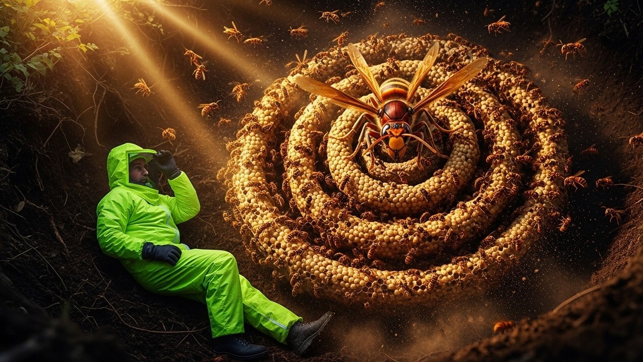 Giant Wasp Killer: Deal with Giant Wasp swarm in the forest, Harvest it