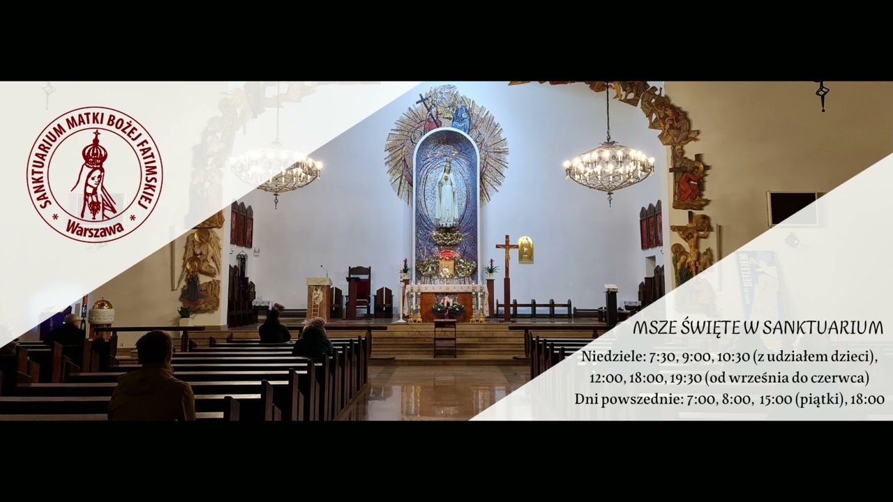 Święty Święty Pan Bóg Zastępów Hosanna na wysokości Sanktuarium Matki Bożej Fatimskiej Cover AI