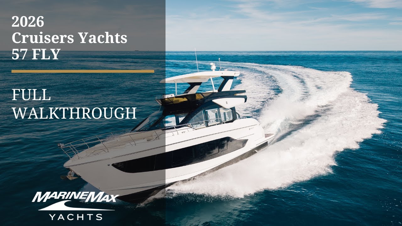 Совершенно новая | Cruisers Yachts 57 Fly | MarineMax Jupiter