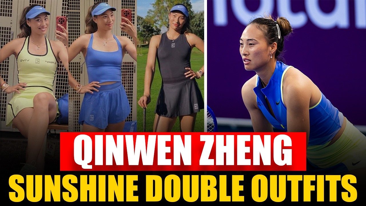 Qinwen Zheng’s STUNNING Sunshine Double Outfits 2026 🔥 | Indian Wells Masters | WTA | Tennis