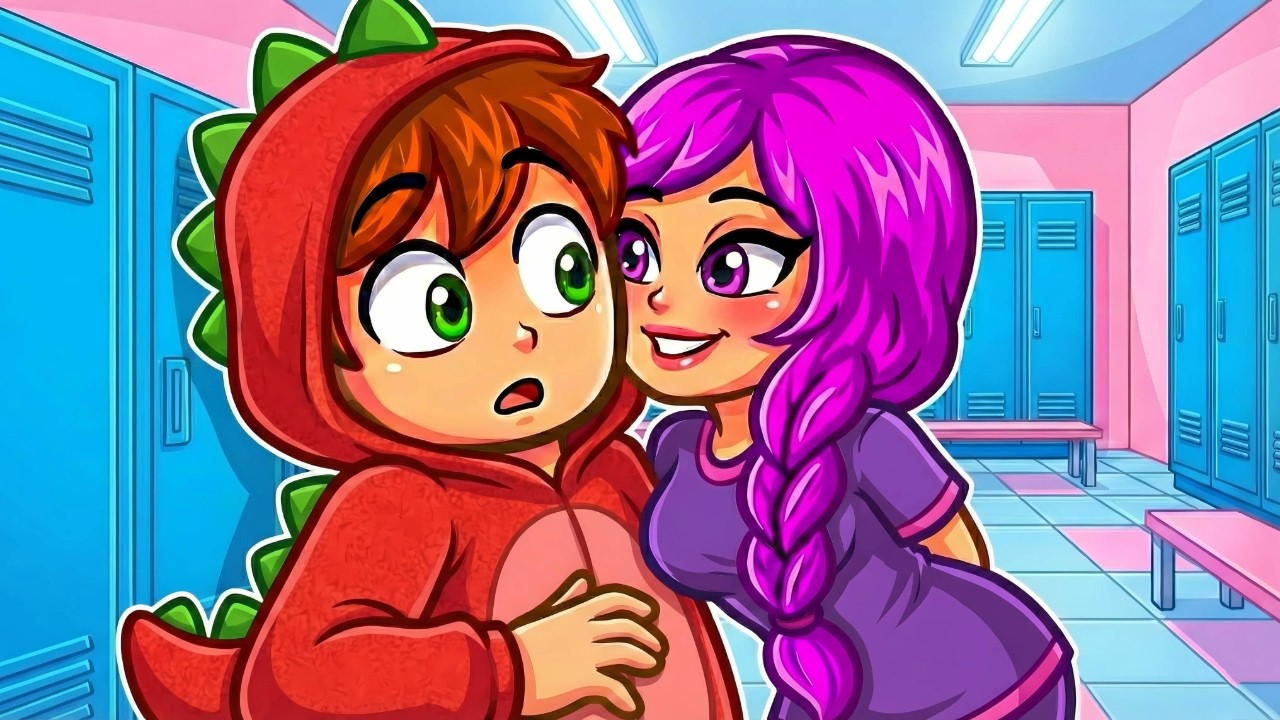 Mawie TRAPPED in HUNTRIX GIRLS ONLY ROOM!