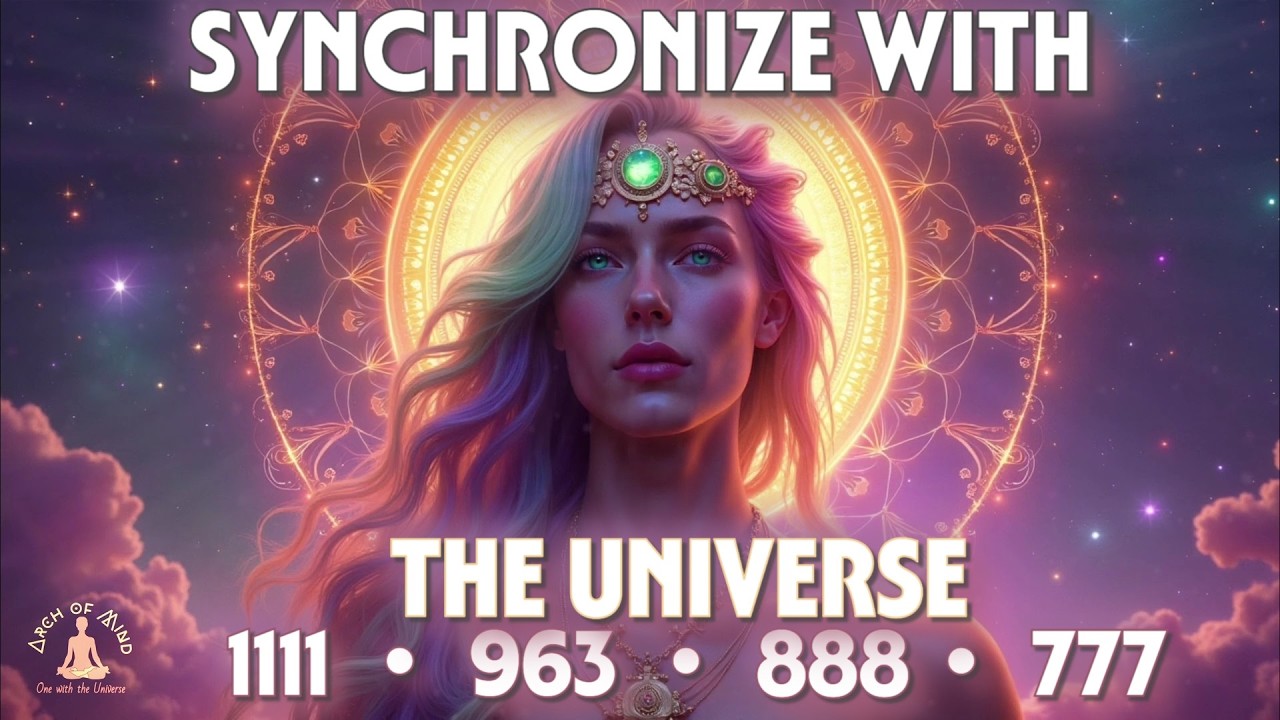 SYNCHRONIZE WITH THE UNIVERSE 🌌 1111Hz + 963Hz + 888Hz + 777Hz | The Miracle Frequency Resonance