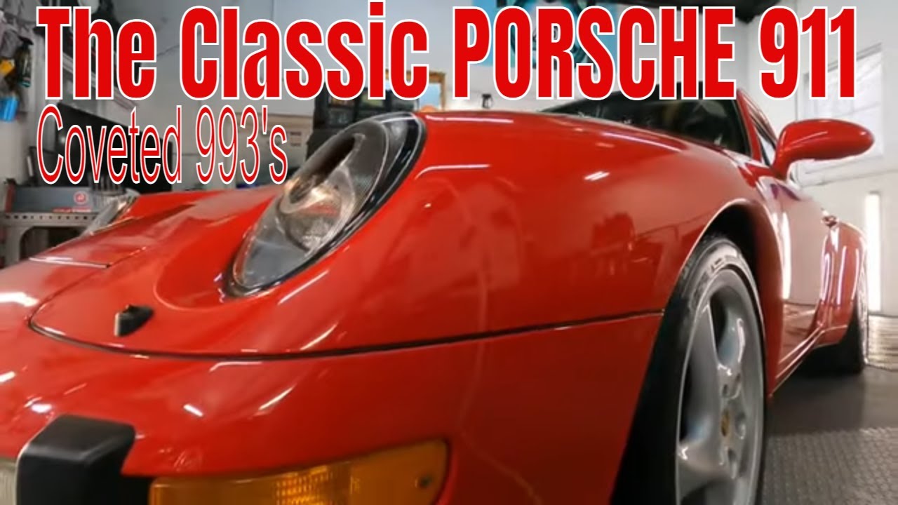 Первая коррекция покраски на этом нетронутом 1996 Porsche 911 Carrera 993 Coupe CLASSIC!!