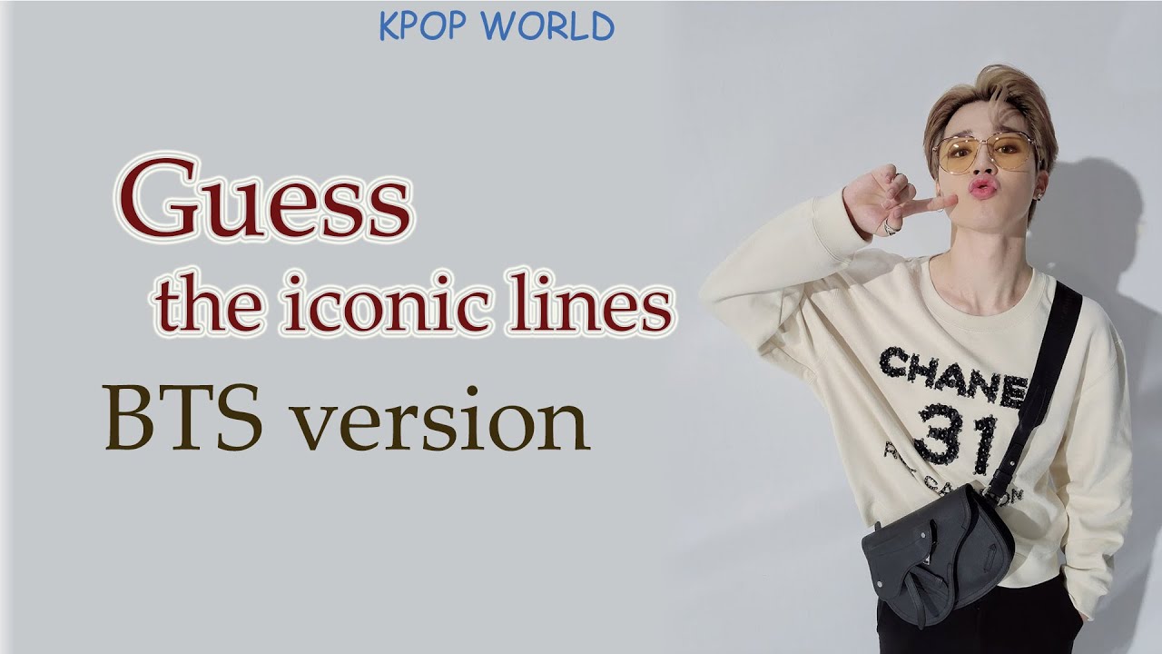 Guess who said this Iconic Line - BTS Version Quiz Game