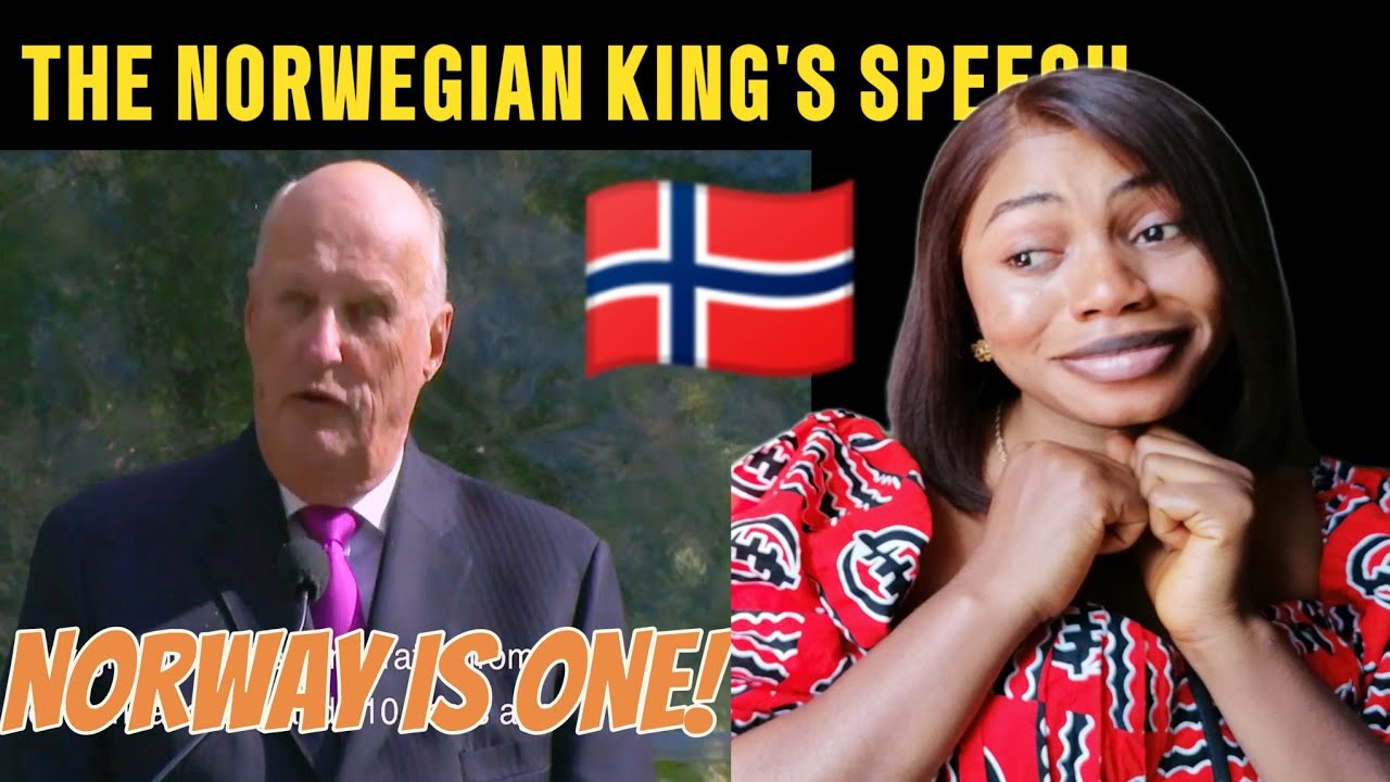 🇧🇻 The Norwegian King's Speech: Norway is One REACTION