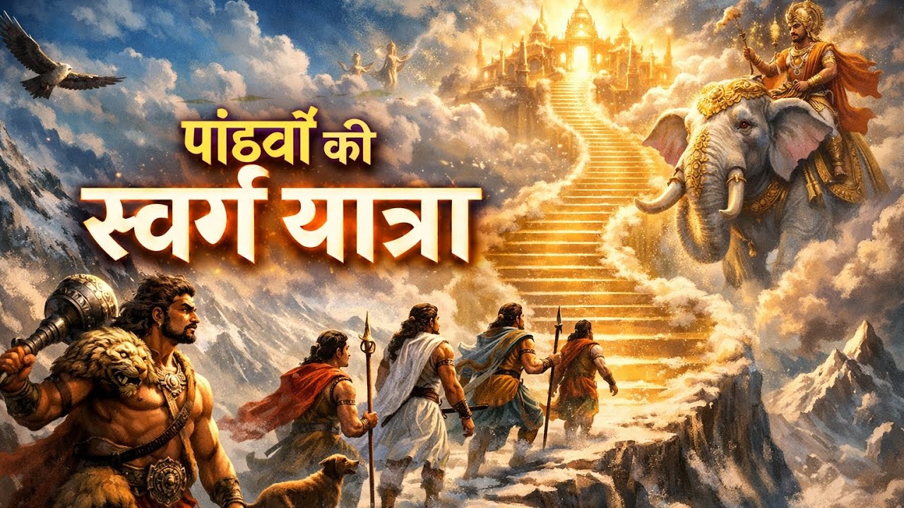 Pandavo ki antim Yatra #mahabharat #pandav #arjun #mystery #hindu 