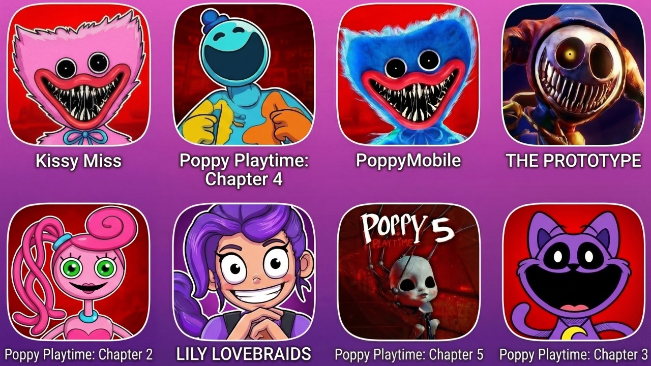 Poppy Playtime Full Game Walkthrough (Chapters 1, 2, 3, 4, 5) Mobile