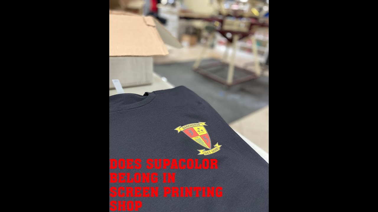 Does Supacolor Belong in a Screen Printing Shop?