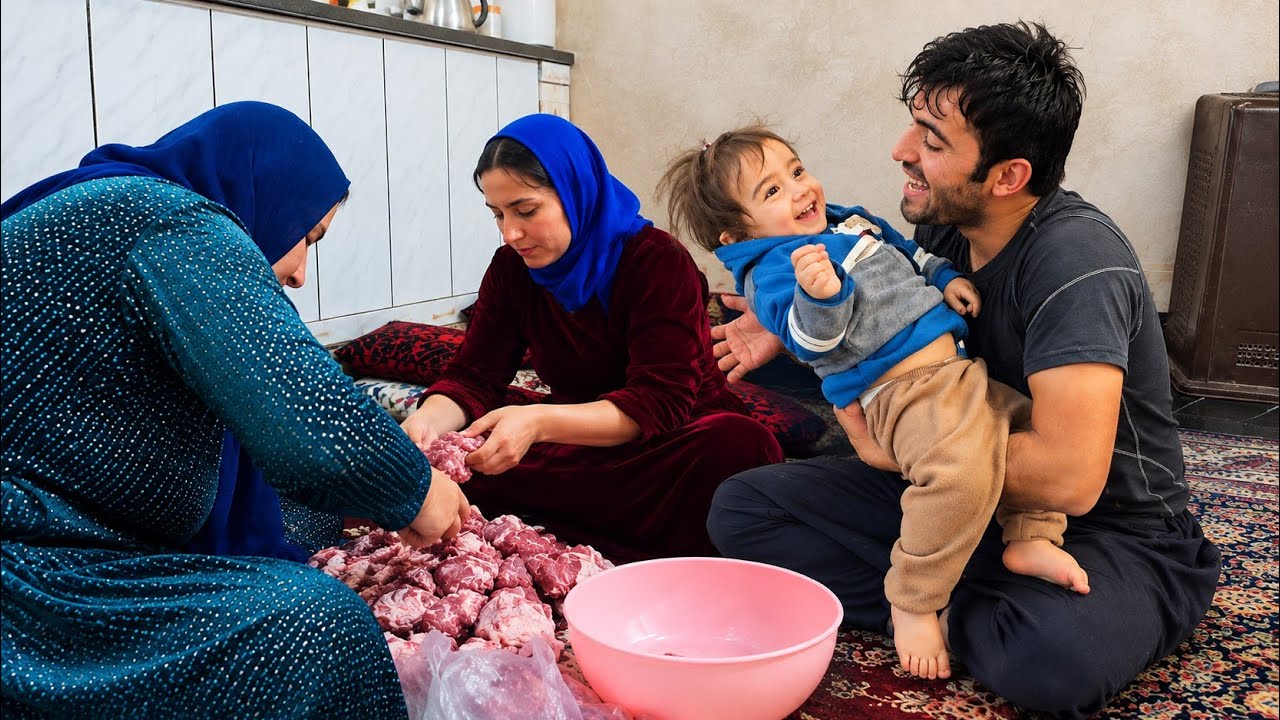 Nomadic life: The Dal family bought stationery for their children.