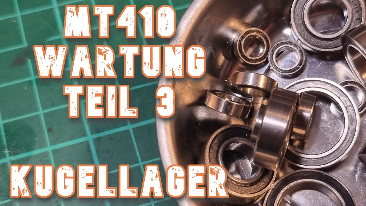 TEKNO MT410 / MT48 - WARTUNG - TEIL3 - KUGELLAGER