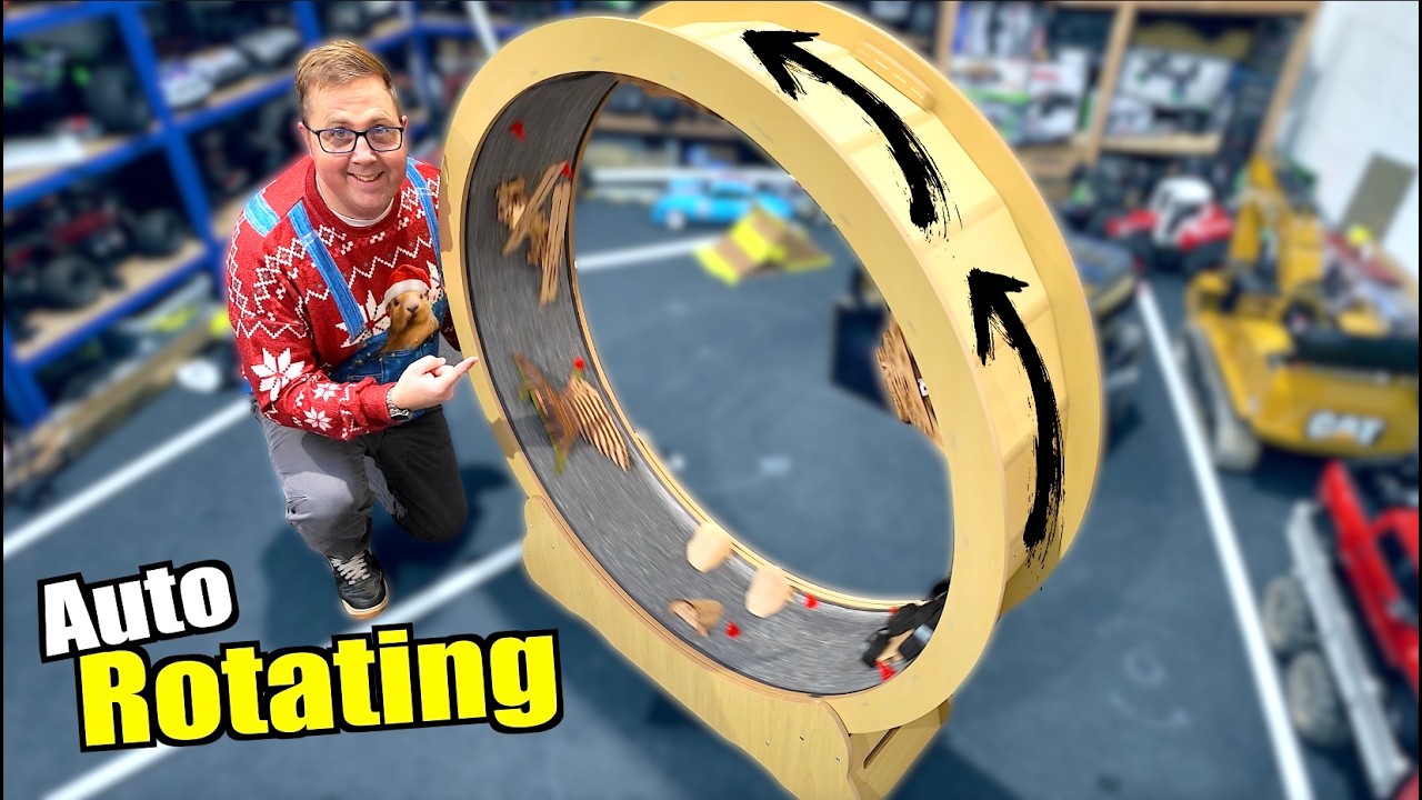 I Built a Giant 'Auto' Rotating RC Crawler Course!