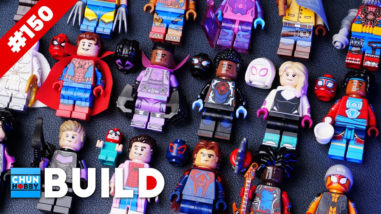 LEGO Speed Build! Spider-Verse + Marvel Heroes Minifugures Collection! |LEGO MARVEL 2025 |Beat Build
