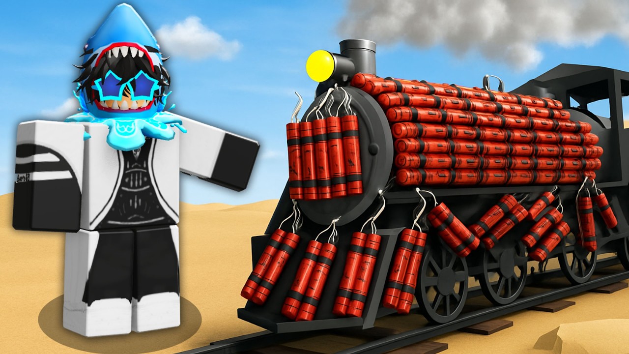 Construí un Tren NUCLEAR en Rieles Muertos Con @LeoXter