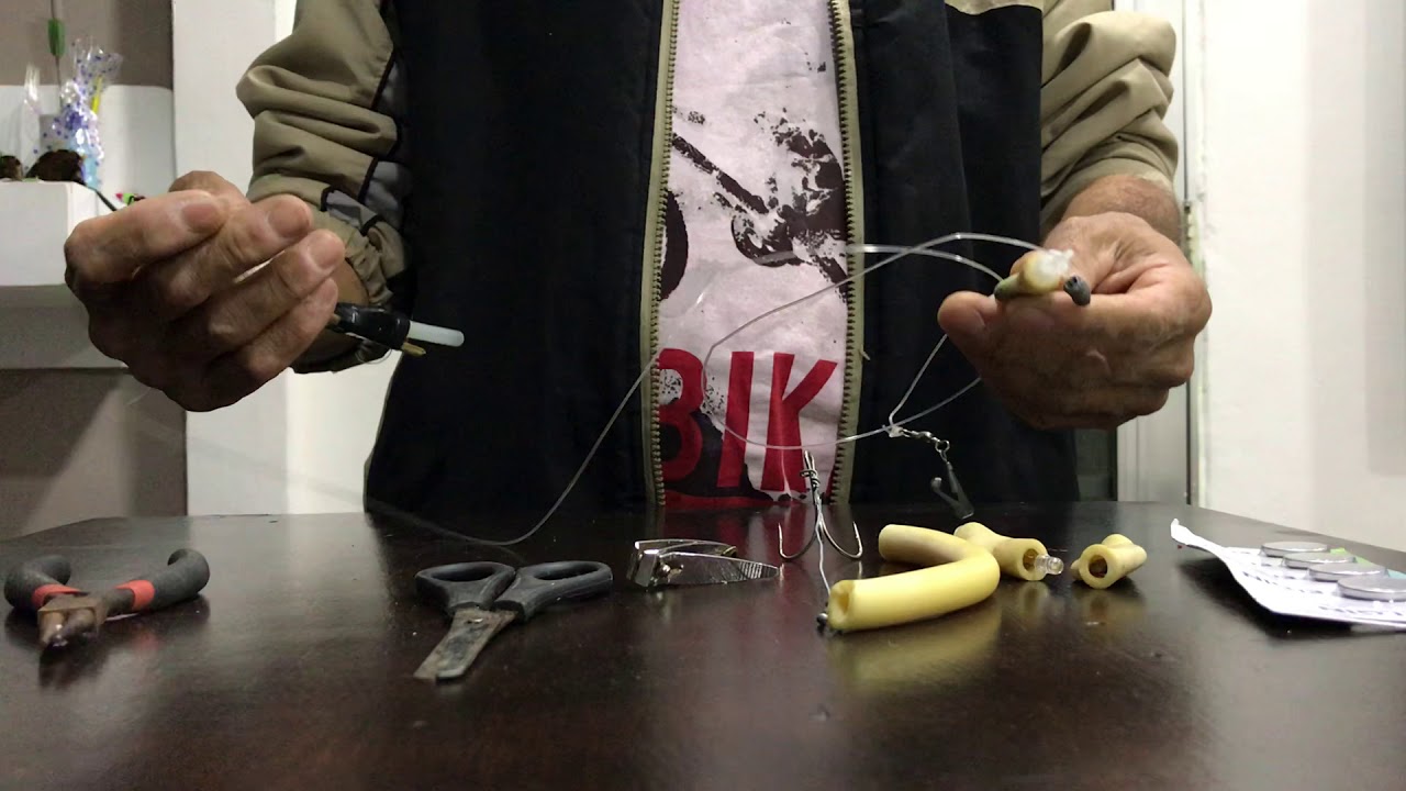 Como fazer chicote para peixe espada