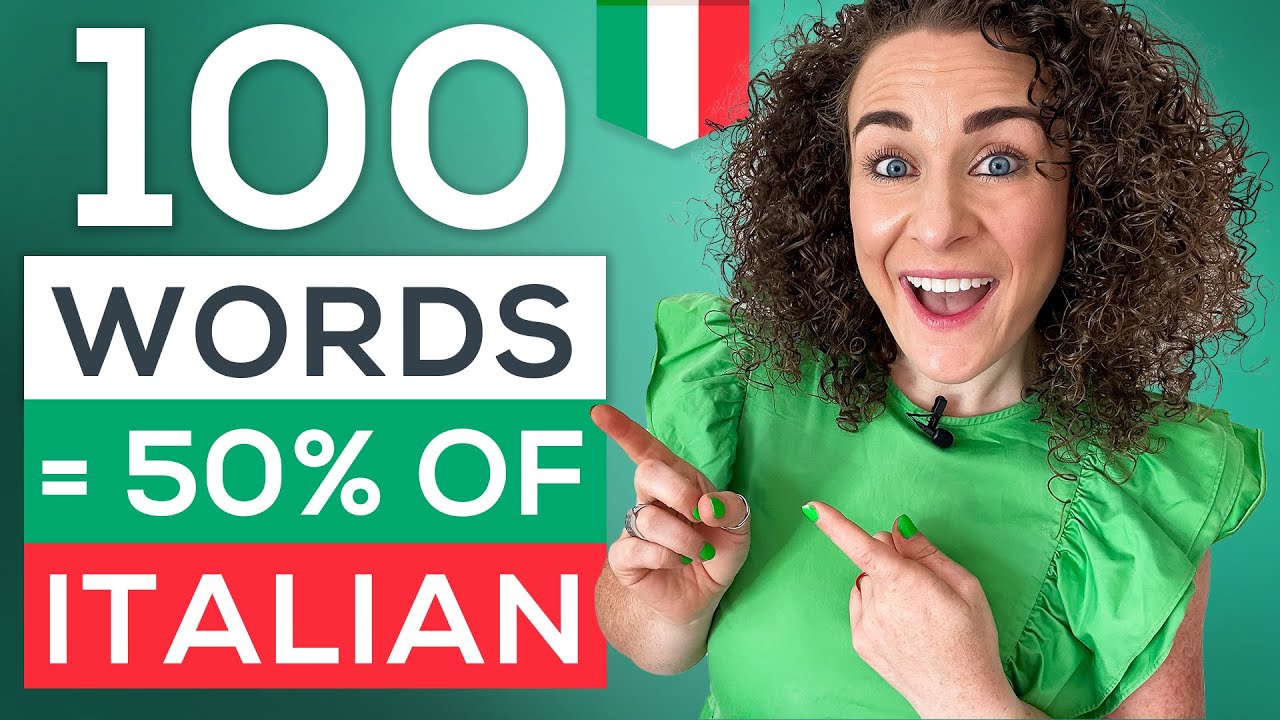 100 MOST Common Italian Words with Pronunciation (Italian for Beginners) + FREE PDF 📚