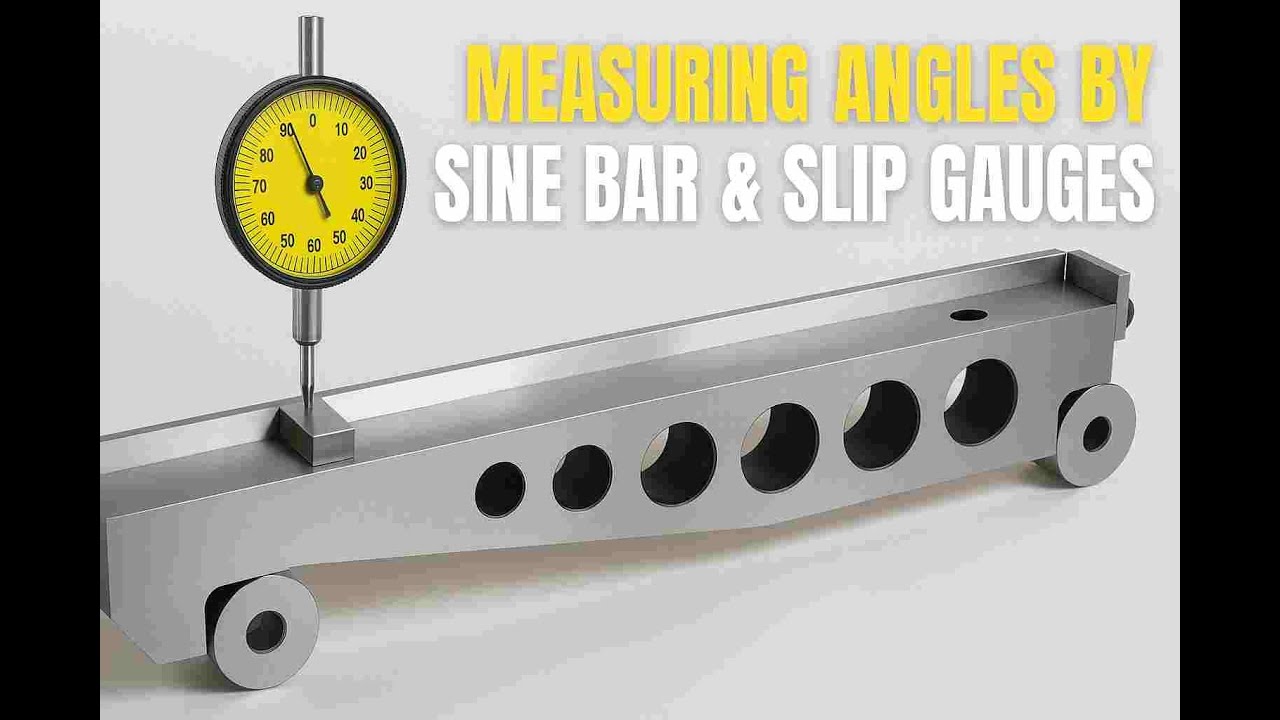 Measuring Angles with Sine Bar & Slip Gauges