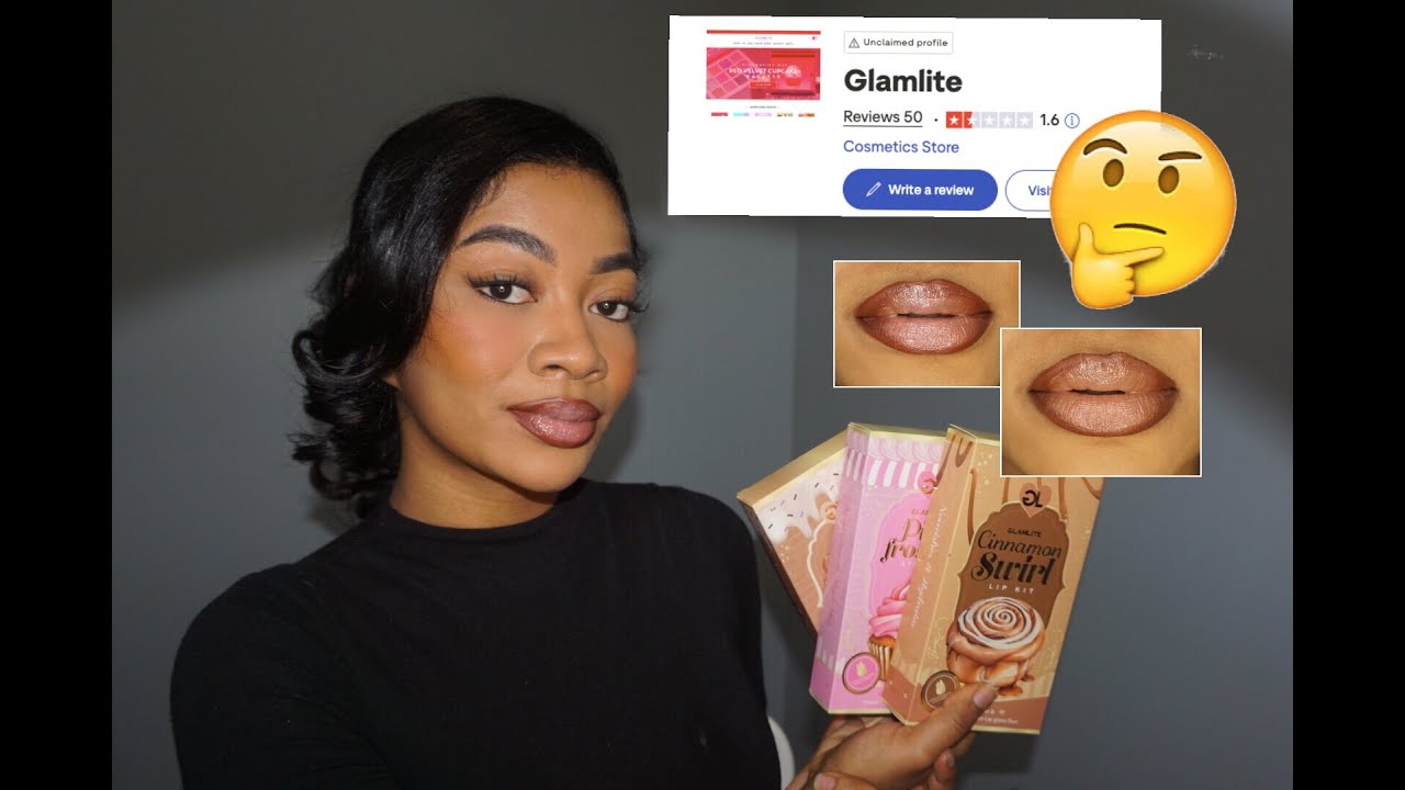 Is GlamLite a SCAM??  Lip Kit Swatches & Honest Review
