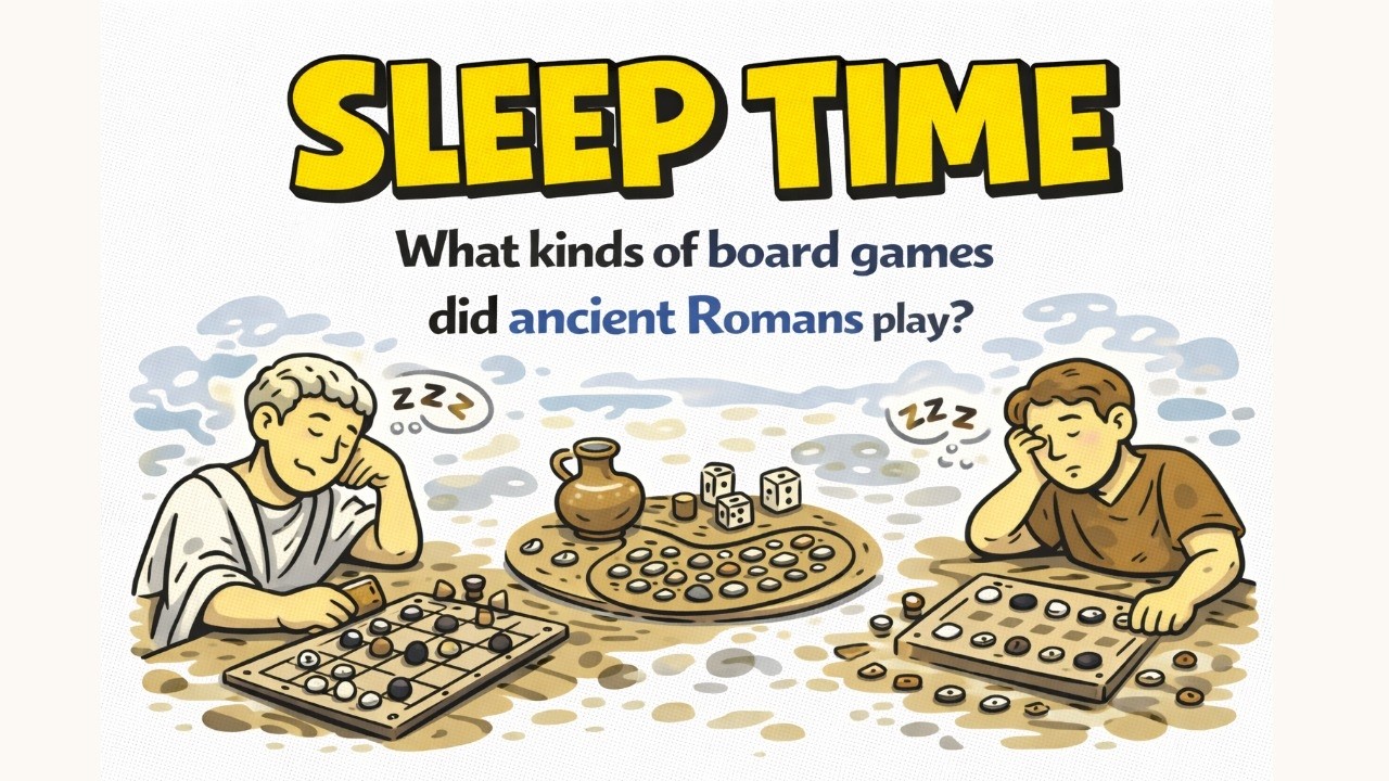 The Sleepy Historian | What kinds of board games did ancient Romans play?