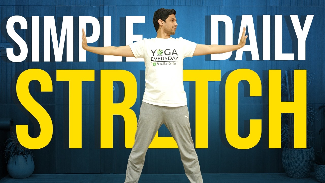 10 Minute STRETCH Routine You NEED To Do DAILY! | Saurabh Bothra Yoga