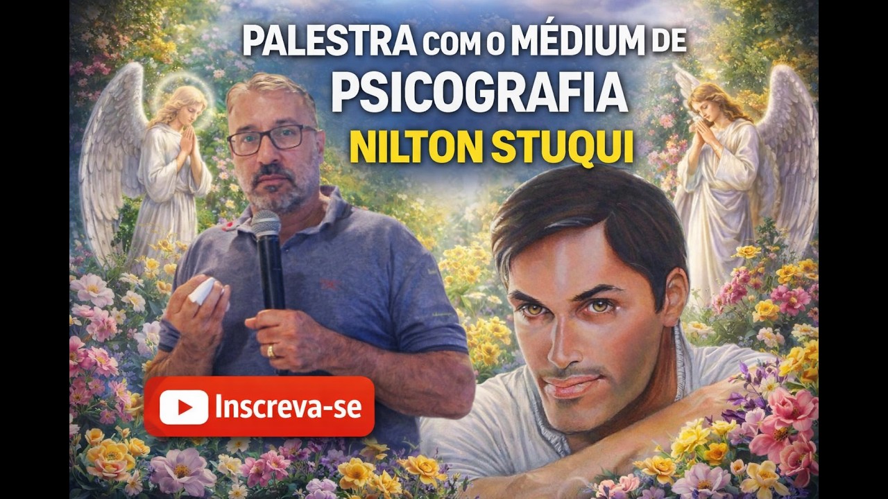 PALESTRA com o Médium de Psicografia NILTON STUQUI - Aqui no nosso Canal Alex de Almeida.