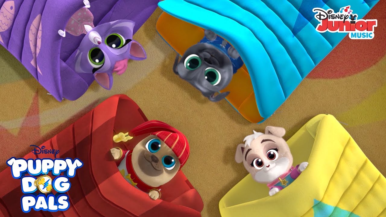 Let's Have a Slumber Party 💅🏼 | Music Video | Puppy Dog Pals | Disney Junior