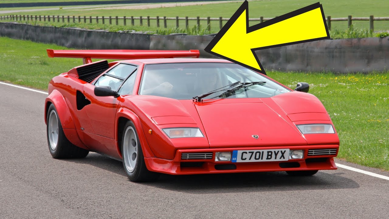 Lamborghini Countach 5000 QV 1985 года: 20 странных фактов, которых вы не знали!