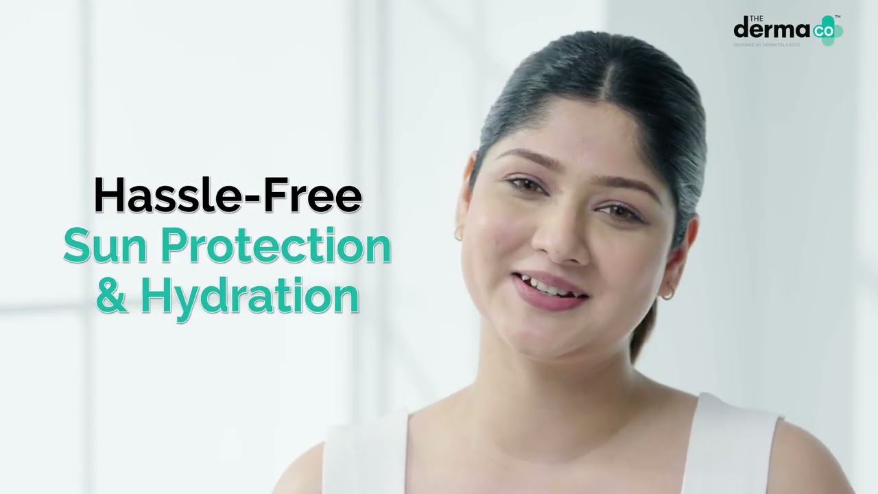 The Derma Co | 1% Hyaluronic Sunscreen Aqua Gel | No White Cast | Feather-Light Formula