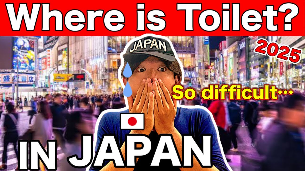 Finding Toilets in Japan/Where to find restrooms when you're out sightseeing in Japan | 2025 Updated
