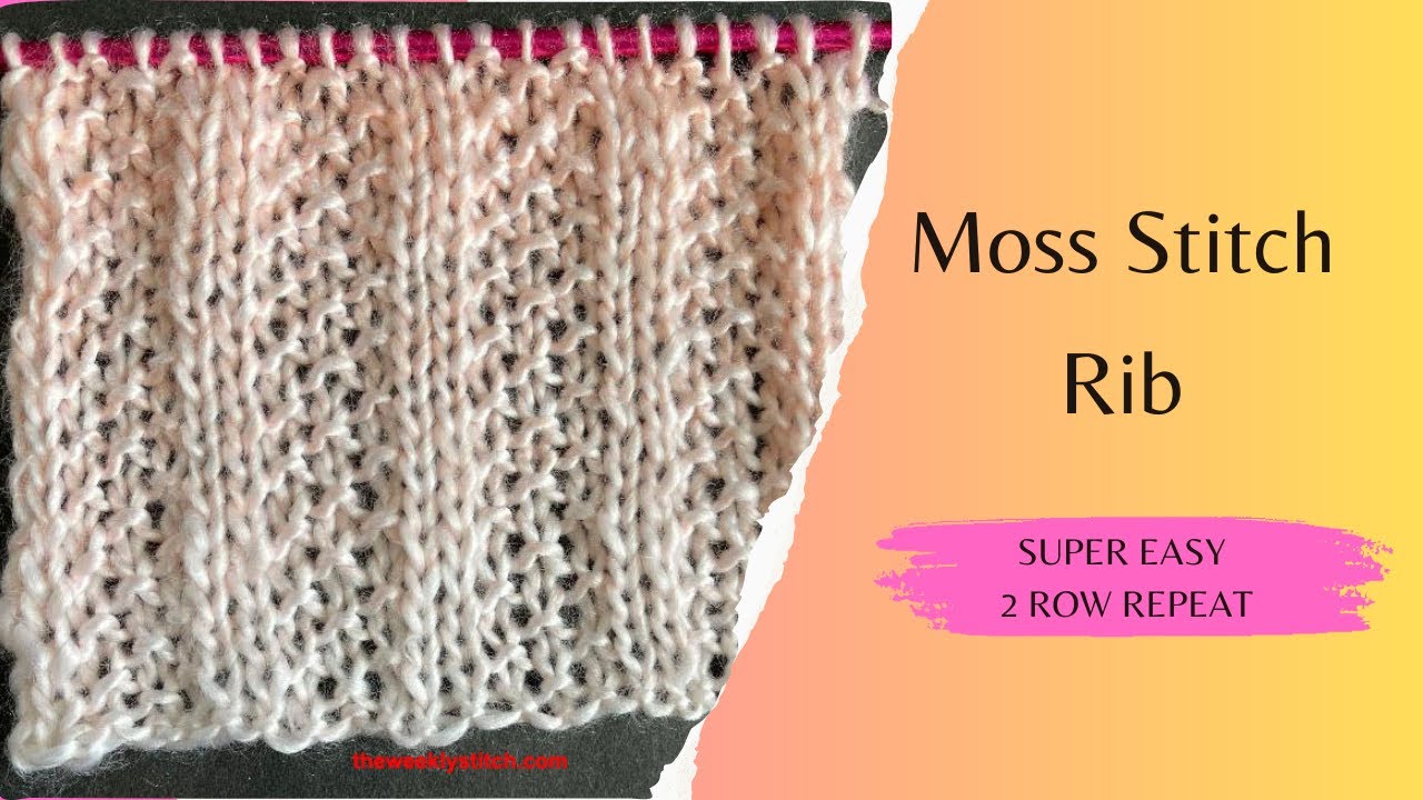 Moss Stitch Rib