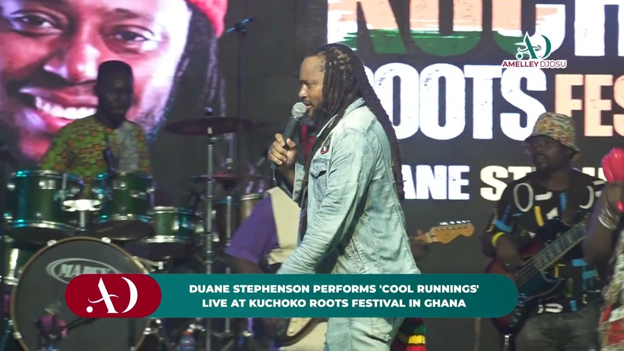DUANE STEPHENSON PERFORMS 'COOL RUNNINGS' LIVE IN GHANA AT KUCHOKO ROOTS FESTIVAL
