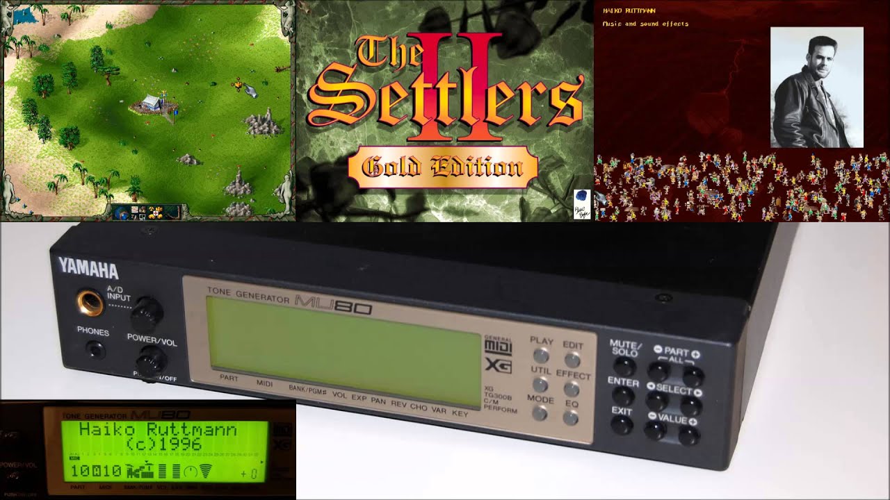 The Settlers II - XG MIDI Soundtrack - Yamaha MU80