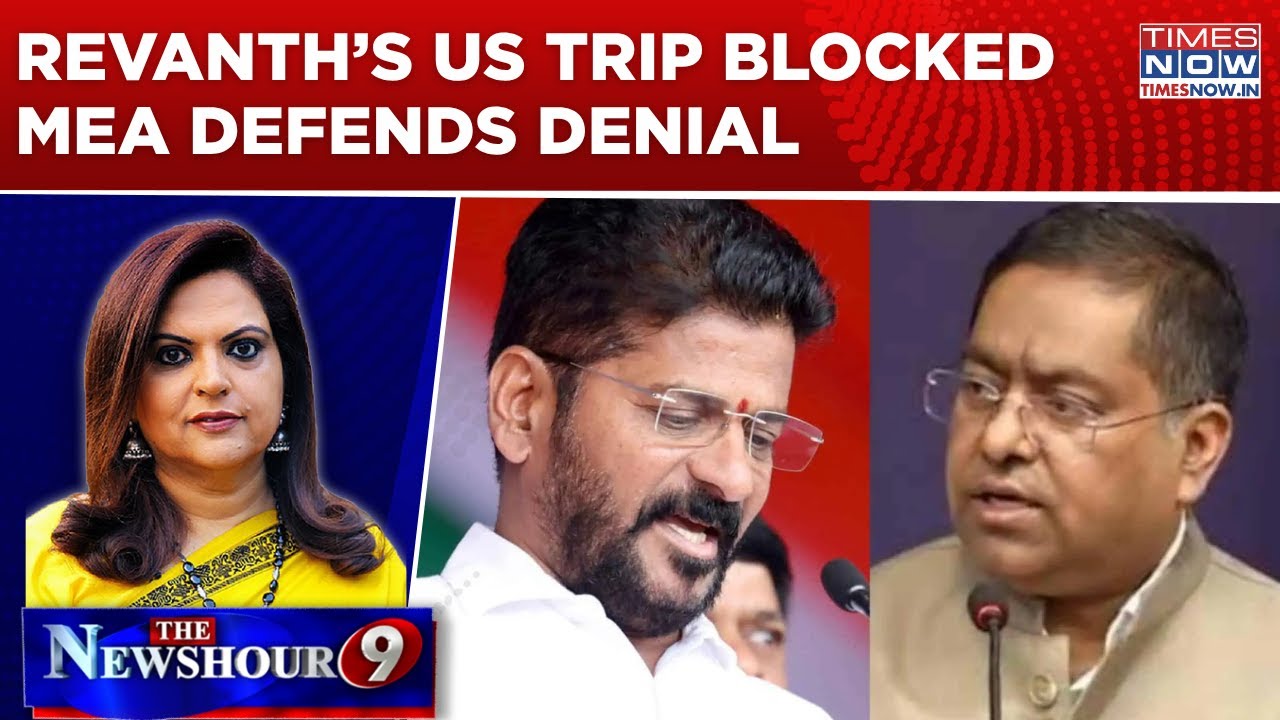 Revanth&rsquo;s US Trip Blocked: MEA Flags &lsquo;Inappropriate&rsquo; Itinerary; Cong Slams &lsquo;Selective Clearance&rsquo;