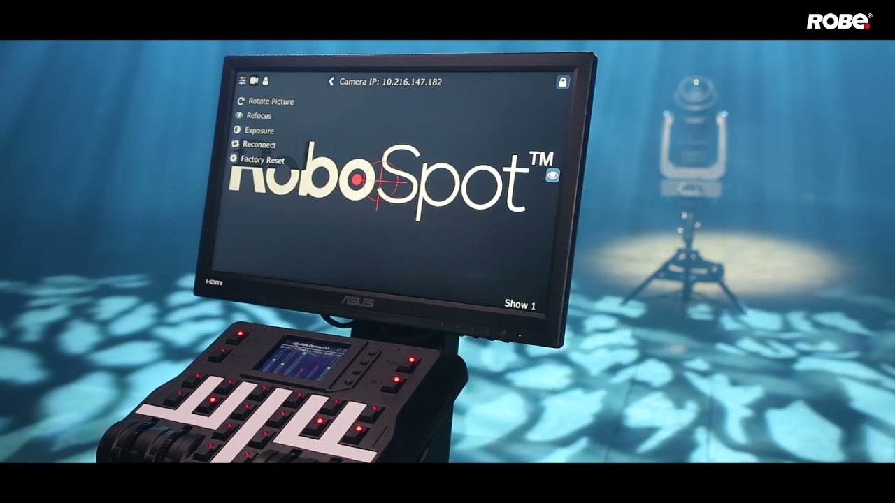 Настройка ROBE RoboSpot