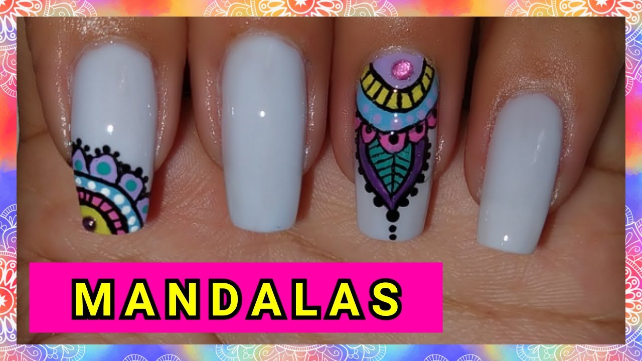 DECORACIÓN DE UÑAS MANDALAS ♥♥♥ NailArt By Andy