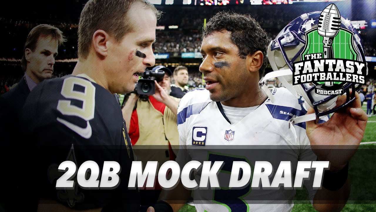Fantasy Football 2017 - Live MOCK Draft Episode + Draft Strategy - Ep. #388