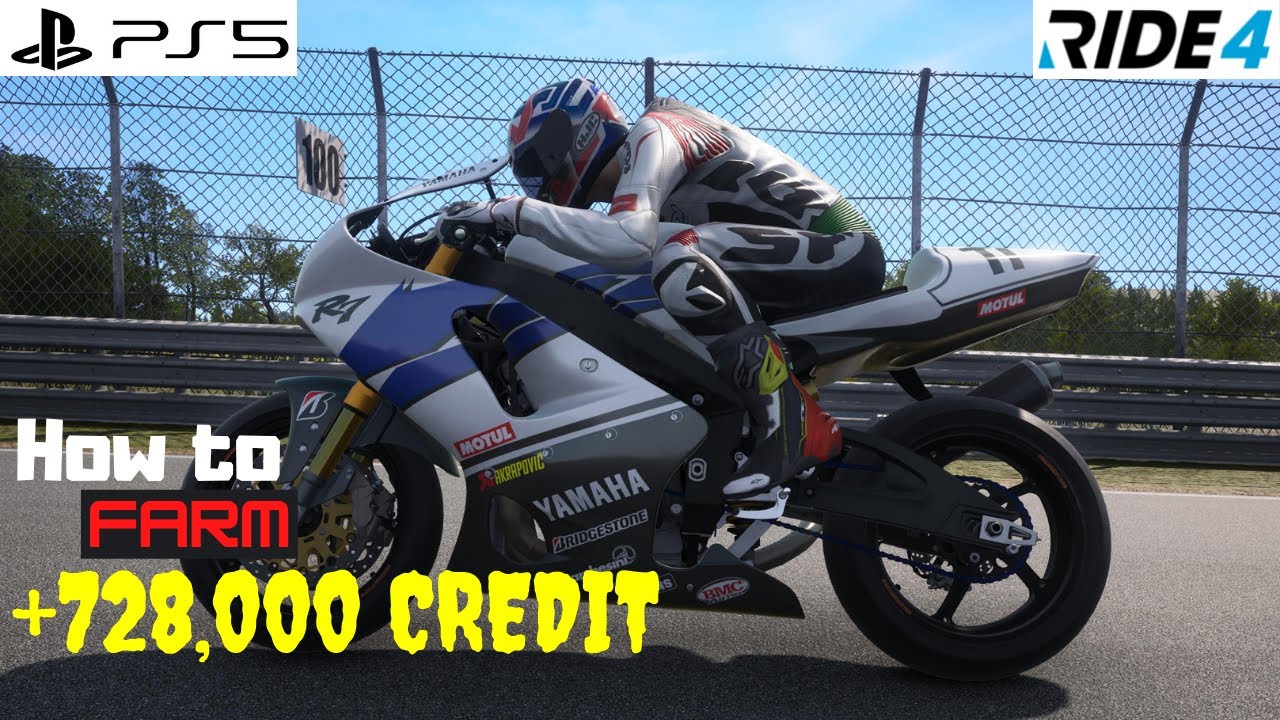 Easy Money Ride4 Tips How to earn 728,000 Credit in 1.30 minute Ride 4 PS5 Best Money