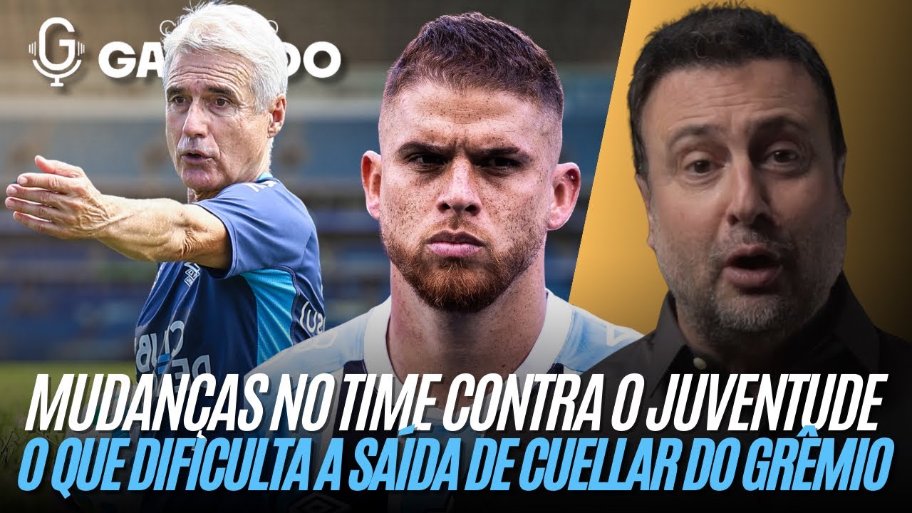 O valor do salário que dificulta a saída de Cuellar do Grêmio | Mudança no time contra o Juventude