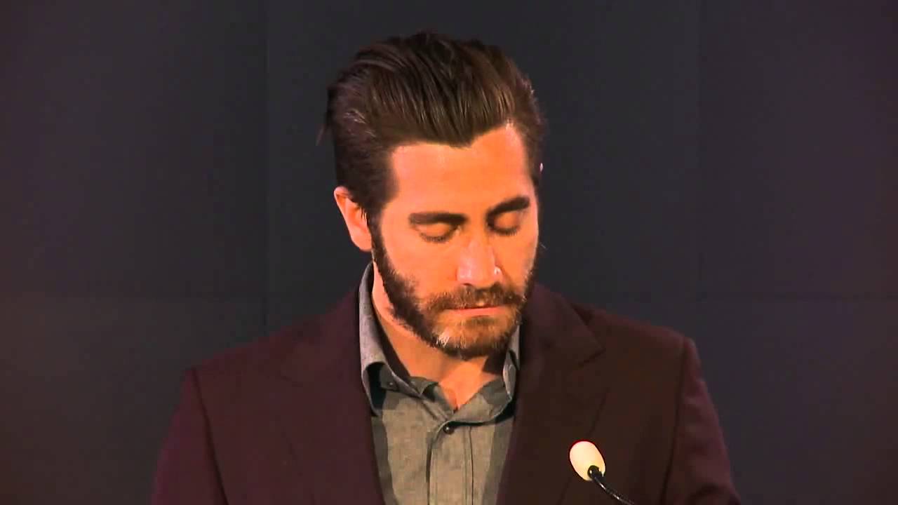 Jake Gyllenhaal read the poem 