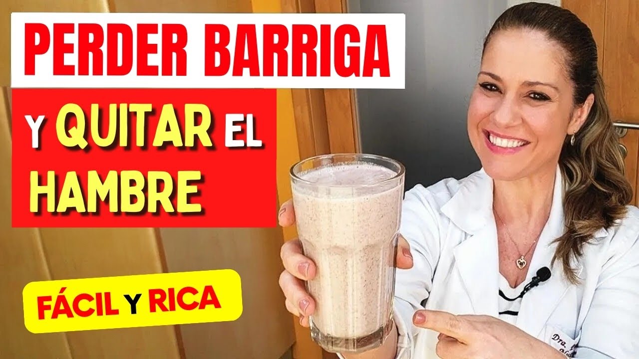 Batido para PERDER BARRIGA Rápido - Quita el Hambre, ayuda a Adelgazar, Delicioso y Low Carb