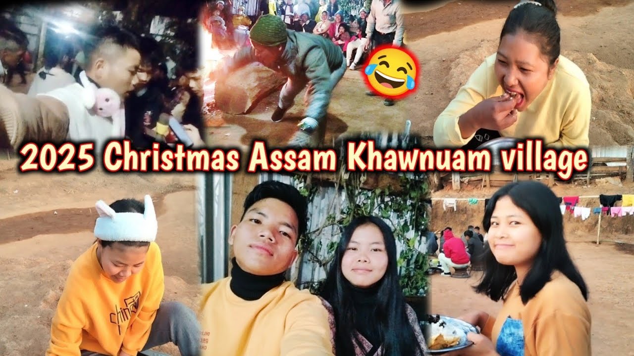 2025 Christmas Assam Khawnuam village ☺️//2025 christmas//Lovely Böyzz 