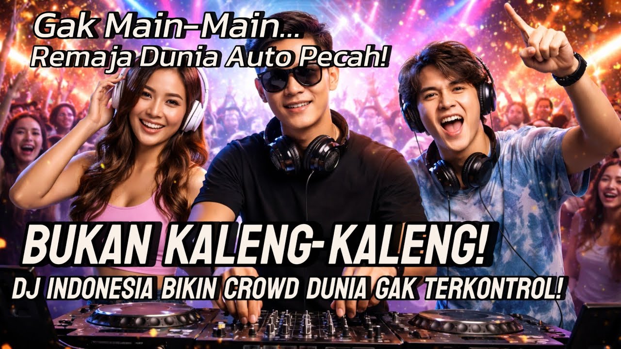 GILA! DJ Remix Indonesia Bikin Remaja Dunia Auto Loncat!