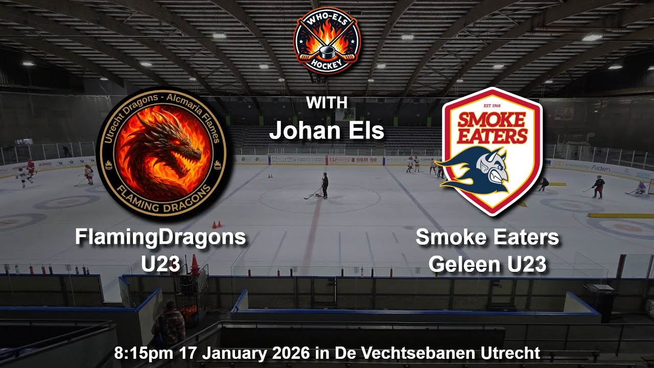 🏒📹FlamingDragons U23 vs Smoke Eaters Geleen U23📹🏒