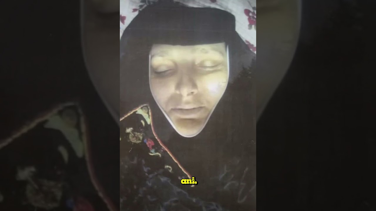 Chipul luminos al Sf. Elisabeta de la Pasărea Pusnica Giumalăului la adormirea sa