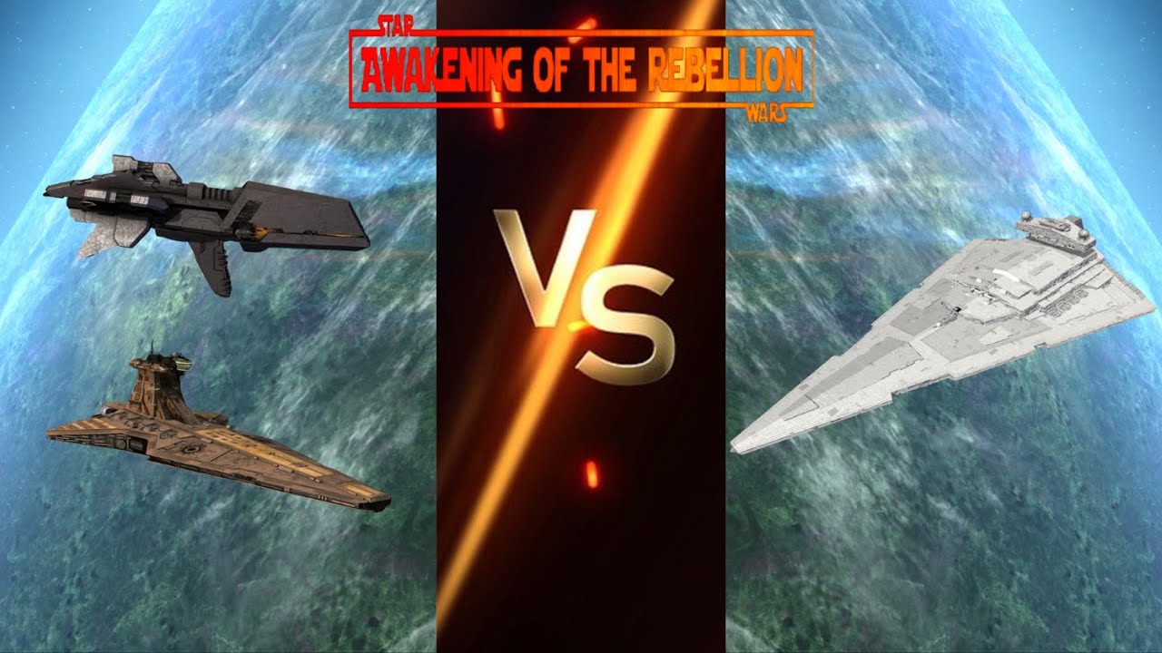 Can ISD2 Beat Venator & Kandosii Dreadnought in Star Wars: Awakening of the Rebellion?