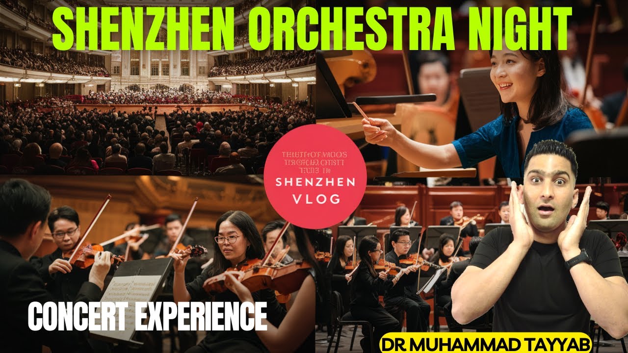 🎻 An ENCHANTING Evening at the Shenzhen ORCHESTRA 🎶 | VLOG with Chinese Friend 🇨🇳